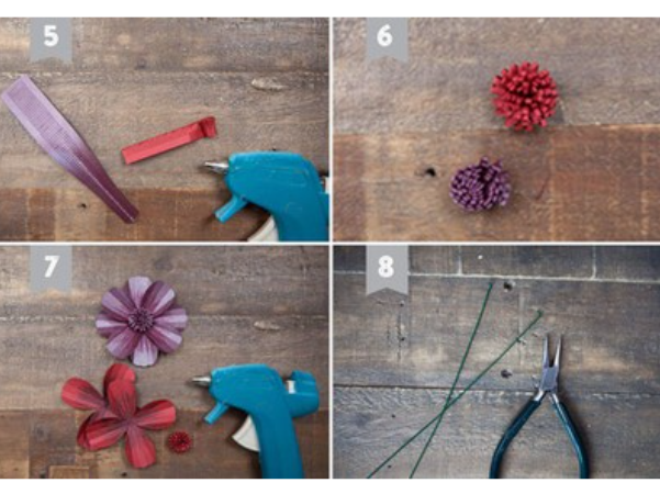 Cách làm hoa sao nhái bằng giấy cực dễ