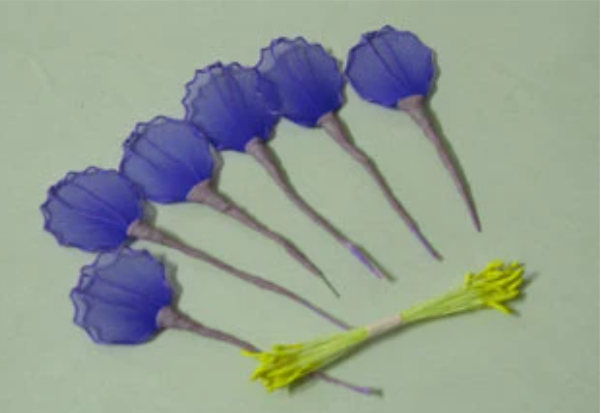 Hướng dẫn cách làm hoa tường vi bằng vải voan