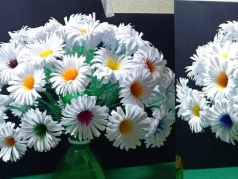 Một số cách làm hoa nhựa đơn giản