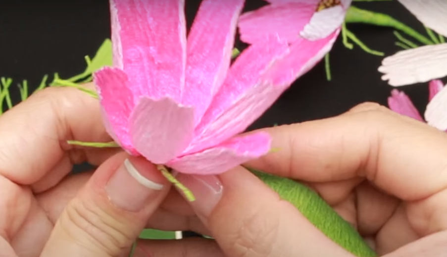 Bất ngờ bởi vẻ đẹp của hoa cánh bướm làm từ giấy nhún