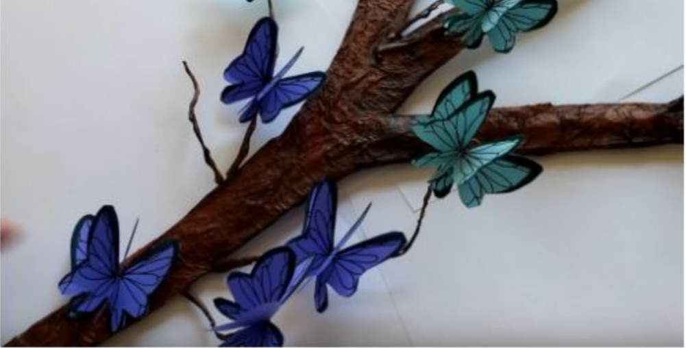 Cách làm cây trang trí từ giấy màu