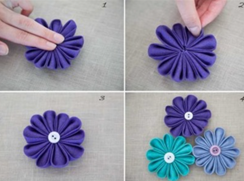 Mách bạn cách để làm hoa vải Kanzashi đơn giản không phải ai cũng biết