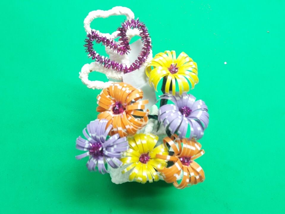 Ngạc nhiên với phong cách làm hoa ống hút đơn giản nhưng cực đáng yêu!