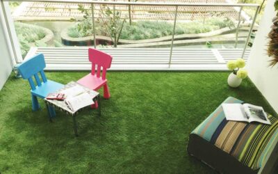 Tìm hiểu phương pháp dùng thảm cỏ nhân tạo trang trí ban công