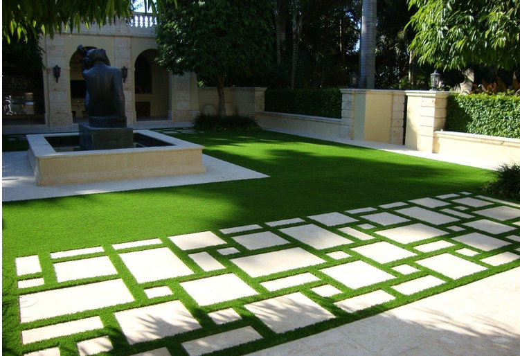 Ấn tượng phong cách trang trí từ thảm cỏ nhân tạo